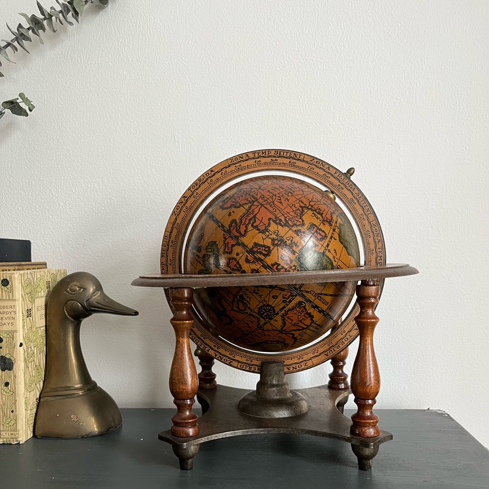 vintage italian globe